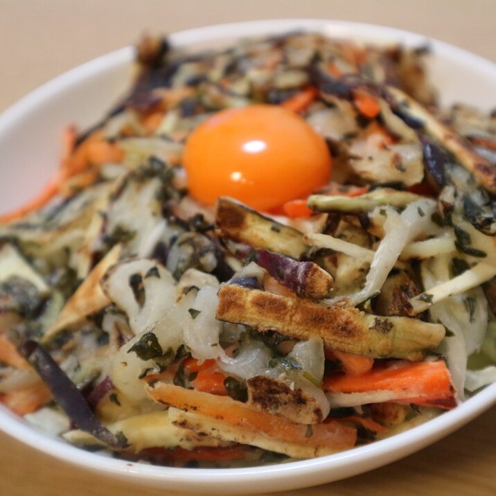 【香り豊か♪】茶葉かき揚げ